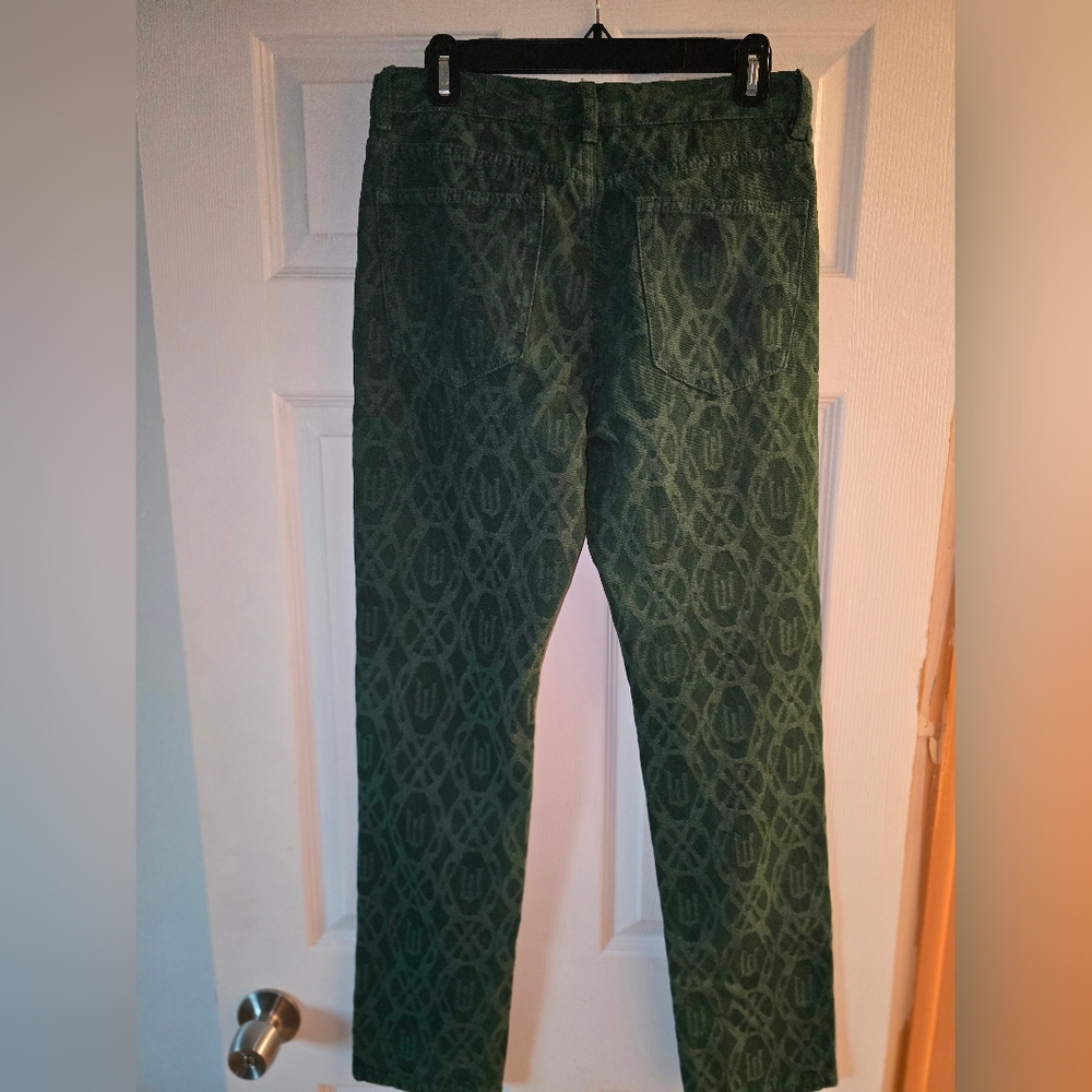 Green Patterned Pants - Picture 5 of 5
